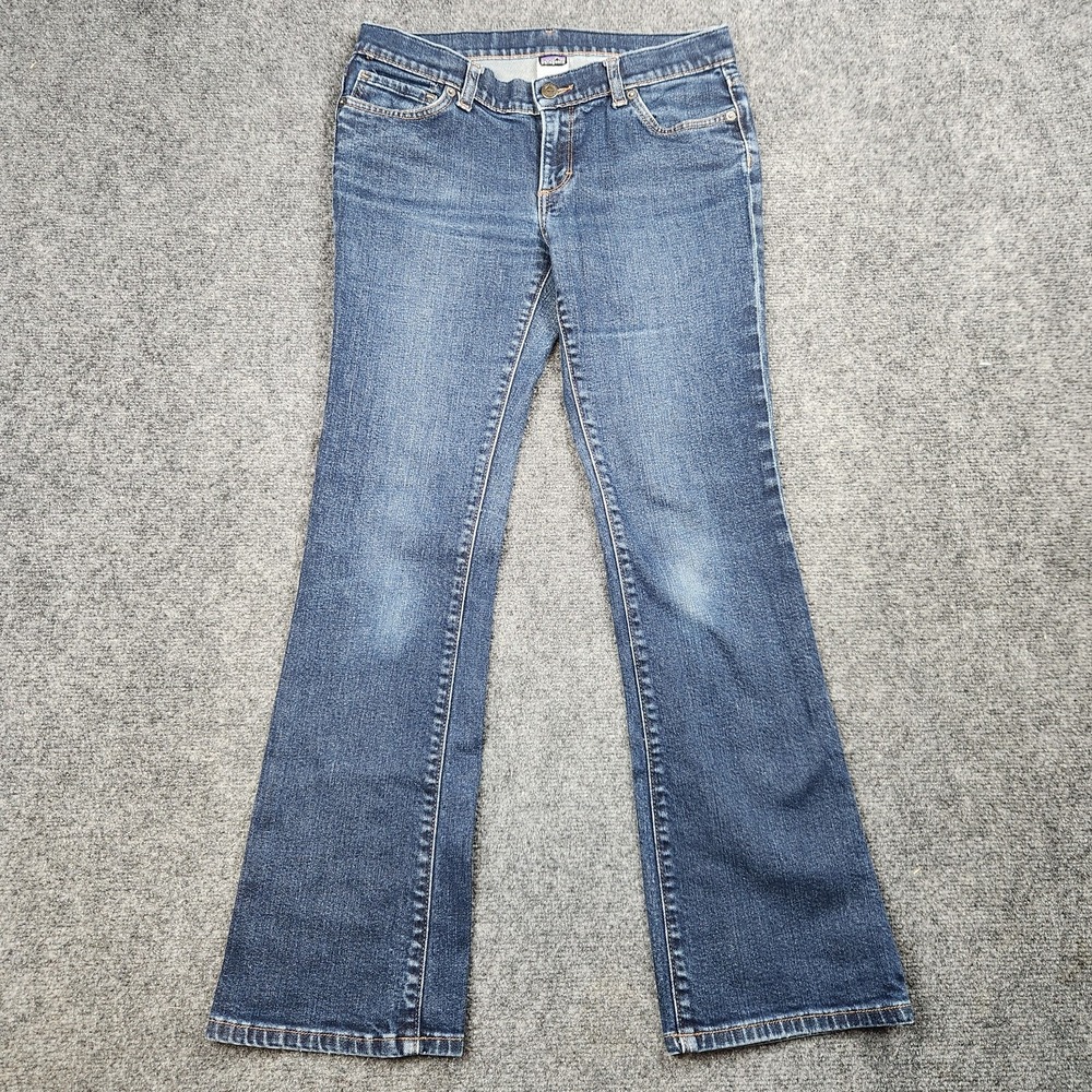Patagonia Women's Boot Cut Jeans in Medium Blue Denim